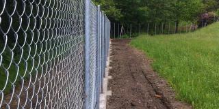 Wire mesh fence galvanized game